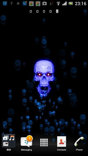 Skull Live Wallpaper
