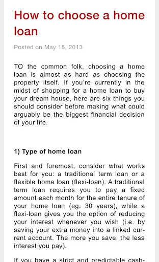 【免費生產應用App】MY Home Loan Calculator-APP點子