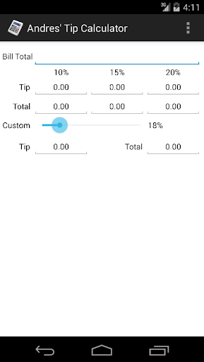 Andres' Tip Calculator