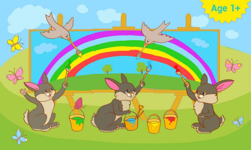 Android application Learn Colors for Toddlers screenshort
