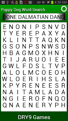 Puppy Dog Word Search