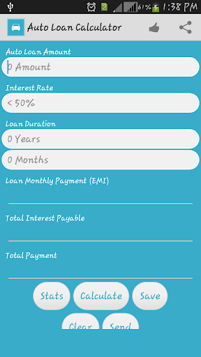 Car Auto Loan Calculator India