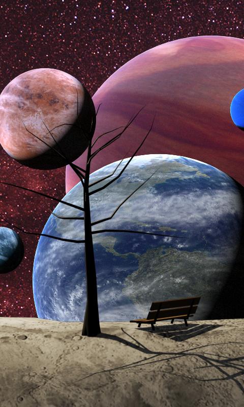 Planets Live WallPaper Screen 2