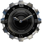 Clock Widget Black Panther