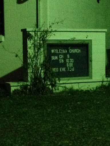Wesleyan Church Sign