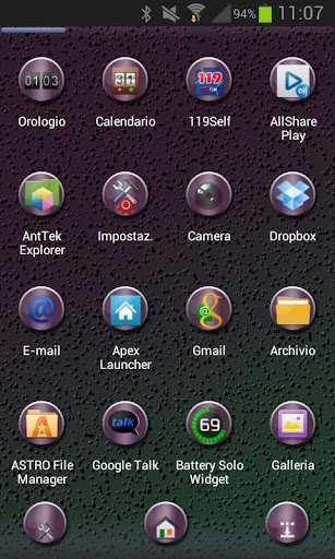 Next Launcher Bollicine Theme