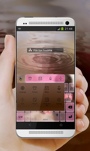 【免費個人化App】粉紅色的槍 TouchPal Theme-APP點子