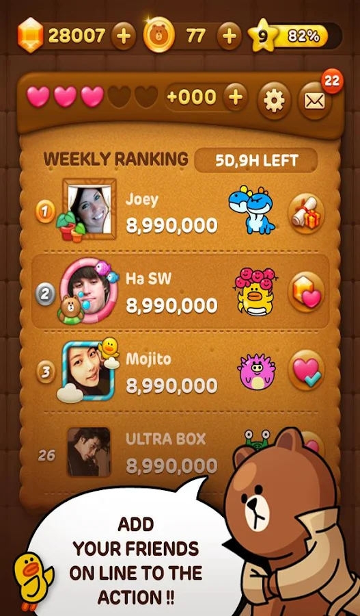 LINE POP - screenshot