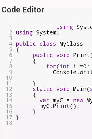 CSharp Code Executor Screen 3