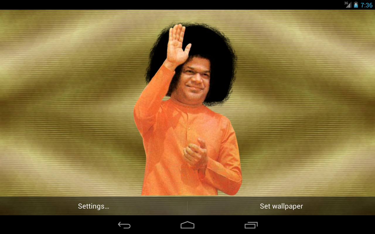 Sri Sathya Sai Baba Ji LWP screenshot