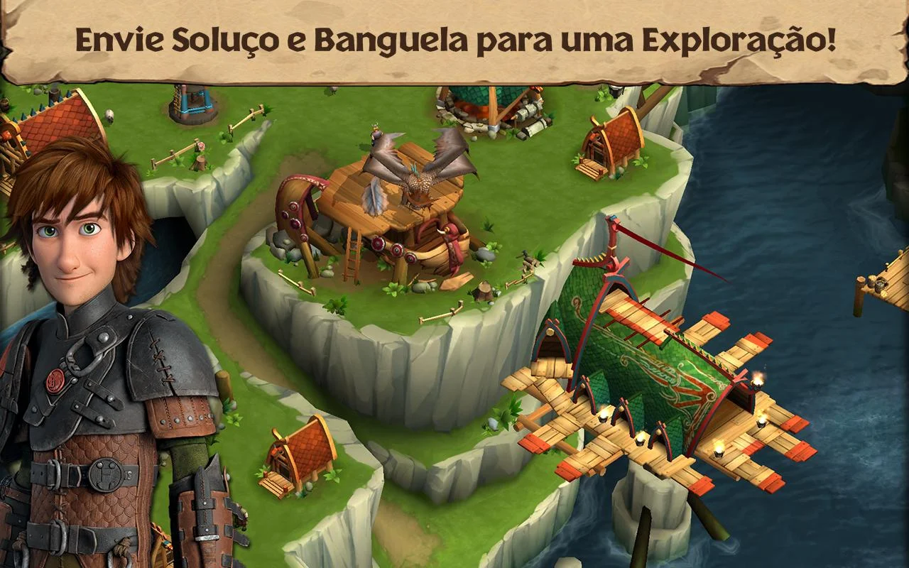   Dragões: A Ascenção de Berk: captura de tela 