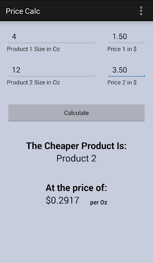 Price Calc