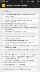 RSS News Reader - náhled