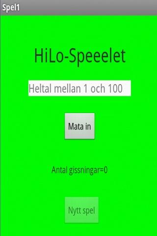 HiLo Spelet