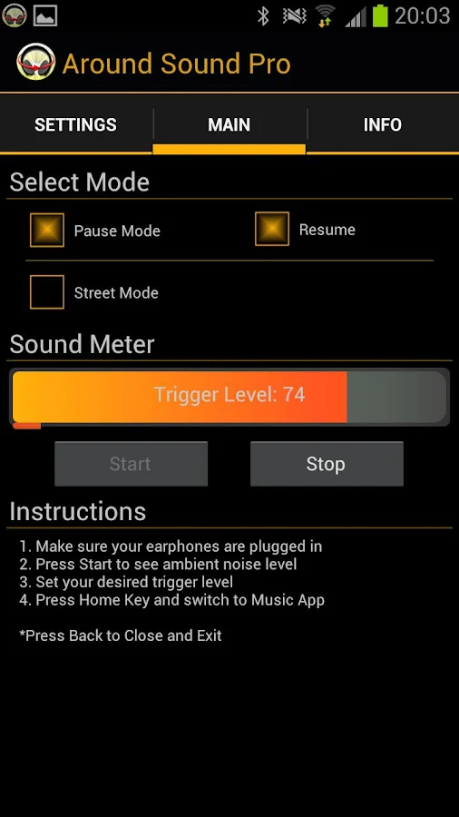 Around Sound Pro - screenshot