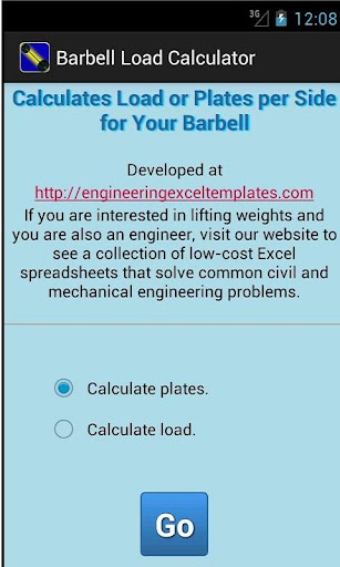 Barbell Load Calculator