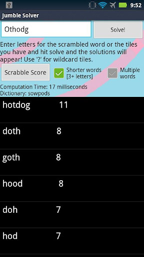 Jumble Solver Paid