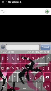 Download Pink Camo Keyboard Skin APK