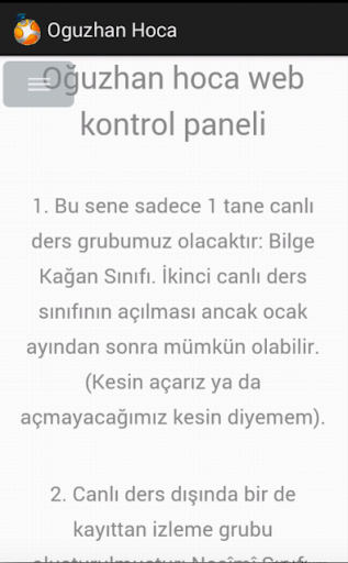 Oğuzhan Hoca Web Panel