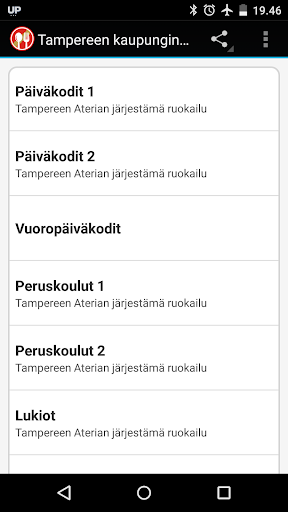 Tampereen kaupungin ruokalista