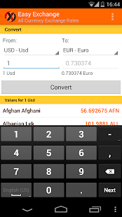 Easy Exchange - Currency Conv. Screenshots 0