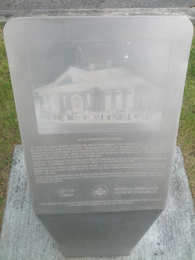 Historical Site of Old Sharon School