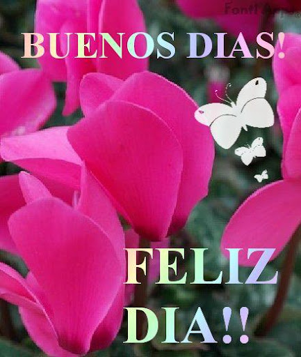 Frases buenos dias con flores