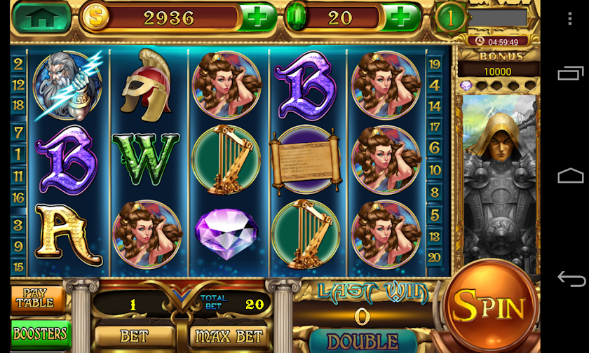 Slots - Titans Wrath Screen 1