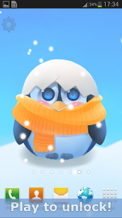 Chubby Pengu Live Wallpaper(圖5)-速報App