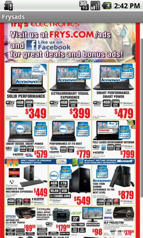 Frys Ads Screen 2