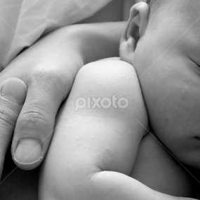 Asleep in Mum's arms by Steve Cooke - Babies & Children Babies
