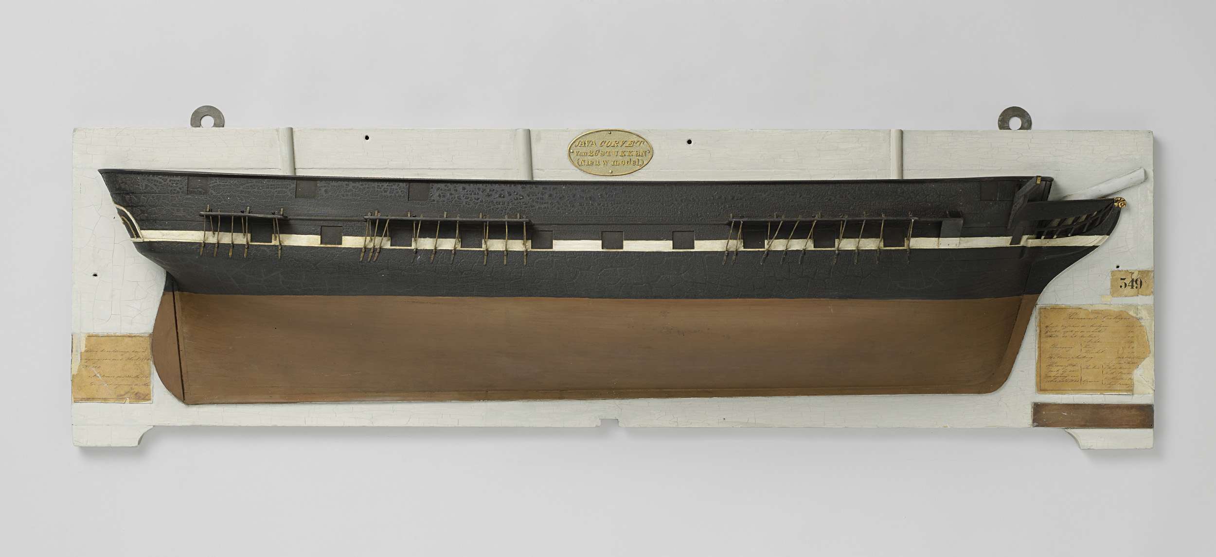 Half Model of a 26-Gun Sloop of War