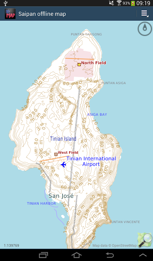Saipan Tourist Map