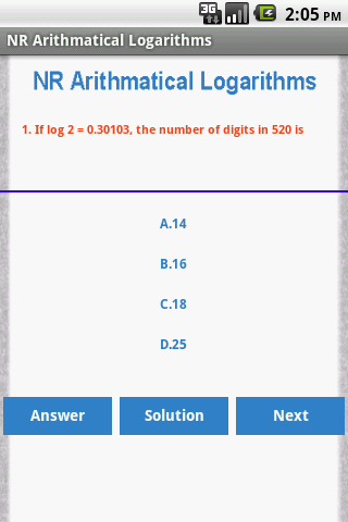 【免費教育App】NR Arithmatical Logarithms-APP點子