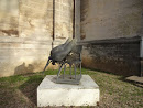 Statue Des Fosses Cuivré 