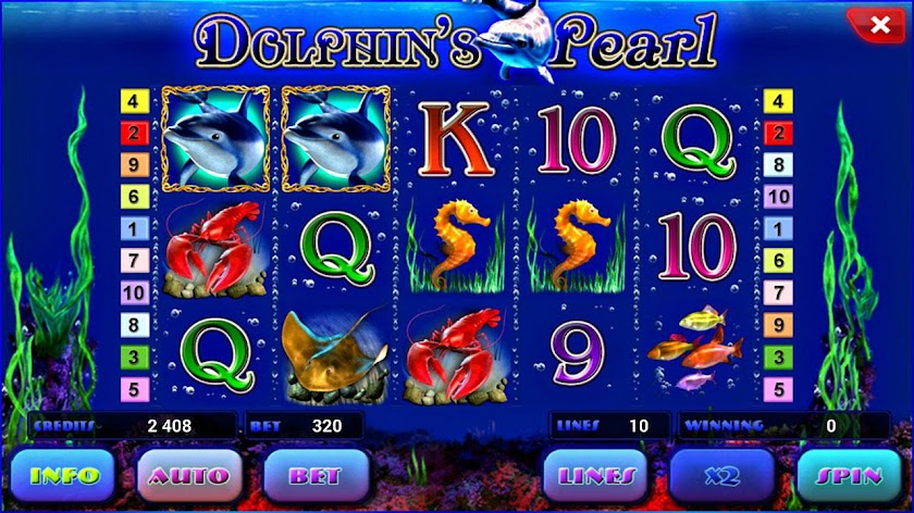 Dolphins Pearl Deluxe slot Screen 1