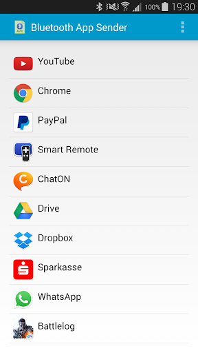 Bluetooth App Sender