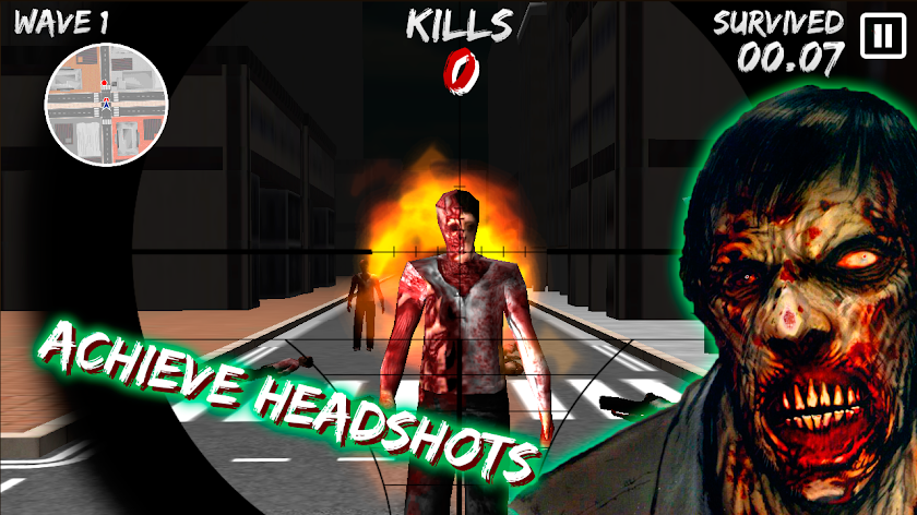 Zombie Sniper Game Screen 2