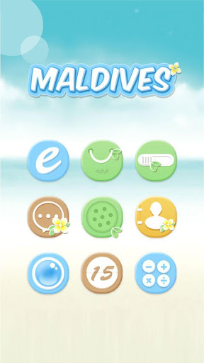 Maldives Hola Launcher Theme