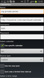 CalendarSync - CalDAV and more - screenshot thumbnail