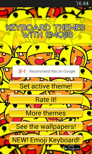 Keyboard Themes With Emojis