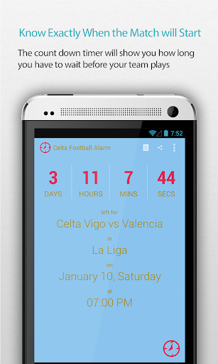 Celta Football Alarm Pro