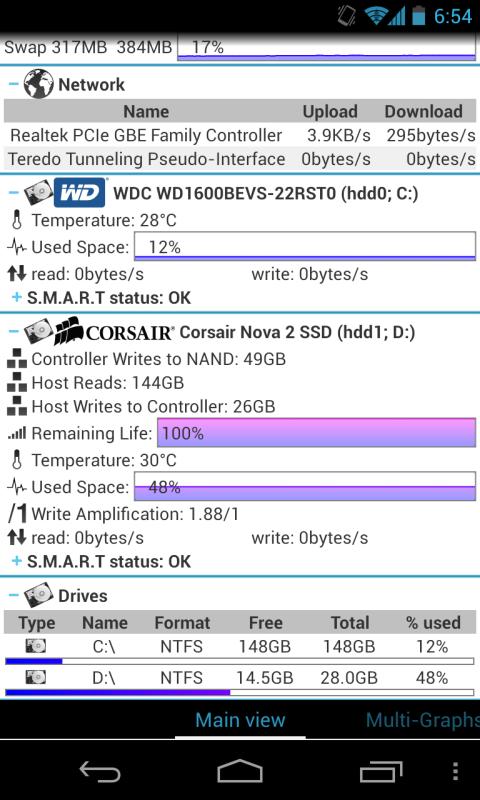    Remote System Monitor- screenshot  