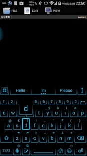 How to download Theme for A.I.type Neon Blue patch 1.3 apk for android