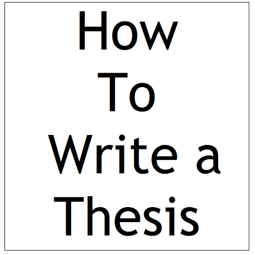 How To Write a Thesis 書籍 App LOGO-APP開箱王