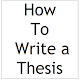 How To Write a Thesis APK