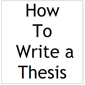 How to word a thesis