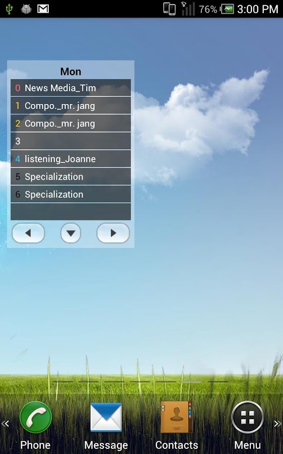   시간표(Simple TimeTable)- スクリーンショット 