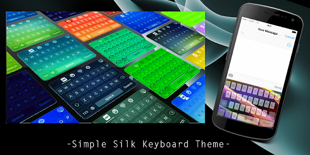 Free Simple Silk Keyboard Theme APK