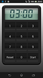 Free Black Kitchen Timer APK